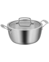 CUISINART CUISINART STAINLESS STEEL 5QT DUTCH OVEN WITH COVER