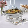 Cuisinart Stainless Steel Round Buffet Server In Silver