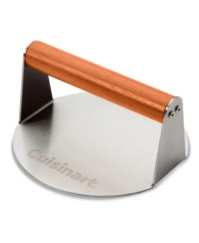 Cuisinart Stainless Steel Smashed Burger Press In Brown