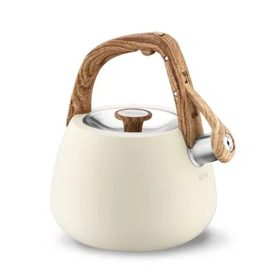 Cuisinart Sweet Retreat 2 Qt. Tea Kettle - Matte (grey Handle) In Cream