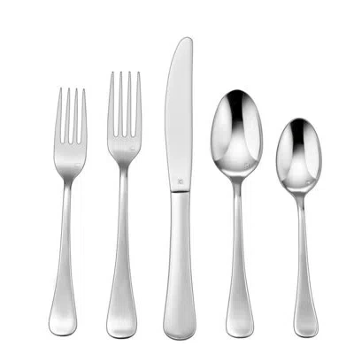 Cuisinart Trevoux Collection 20 Piece Flatware Set, Service For 4 In Silver