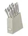 Cuisinart Upright 11pc Knife Block Set In Green