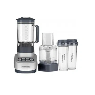 Cuisinart Velocity Ultra Blender/food Processor With Travel Cups In Silver