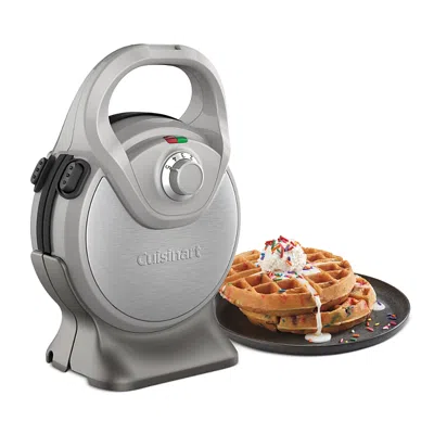 Cuisinart Waf-rp10 2-in-1 Waffle Maker With Removable Plates In Metallic