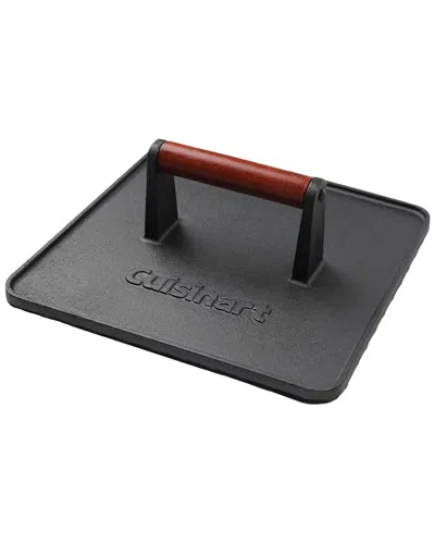 Cuisinart Xl Cast Iron Griddle Press In Black