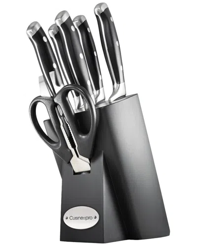 Cuisine::pro Artisan Finster 7pc Knife Block Set In Black