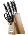 Cuisine::pro ® Artisan Licht 7pc Knife Block In Brown