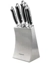 Cuisine::pro Artisan Seto 6pc Knife Block Set In Metallic