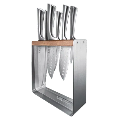 CUISINE::PRO CUISINE::PRO® CUISINEPRO® DAMASHIRO® KINZOKU KNIFE BLOCK 7 PIECE