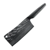 Cuisine::pro Id3 Black Samurai 6.5" Cleaver Knife In Black