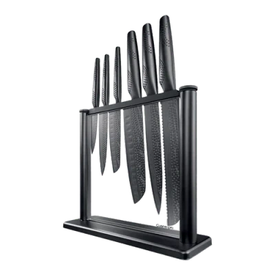 CUISINE::PRO CUISINE::PRO® ID3® BLACK SAMURAI 7-PIECE GOZEN KNIFE BLOCK