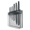 Cuisine::pro Id3 7 Piece Black Samurai Sakai Knife Block In Black