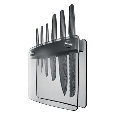 CUISINE::PRO CUISINE::PRO® ID3® BLACK SAMURAI 7-PIECE SAKAI KNIFE BLOCK