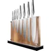 Cuisine::pro ® Cuisinepro® Id3® Ryu Knife Block 9 Piece In Brown