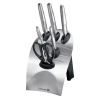 Cuisine::pro Id3 Tora 7pc Knife Block Set In Silver