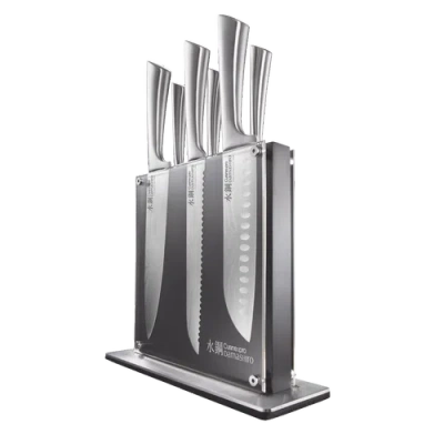 CUISINE::PRO CUISINE::PRO® DAMASHIRO® 7-PIECE KUMI KNIFE BLOCK