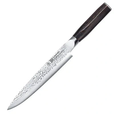 Cuisine::pro Damashiro Emperor®  Carving Knife 8" In Brown