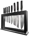 Cuisine::pro Damashiro 9pc Emperor Hisa Knife Block In Black