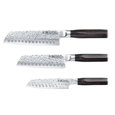 CUISINE::PRO CUISINE::PRO® DAMASHIRO® EMPEROR SANTOKU SET 3 PIECE