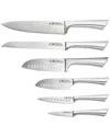 Cuisine::pro ® Damashiro Kinzoku 7pc Knife Block Set In Metallic