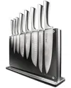 Cuisine::pro ® Damashiro Nami 9pc Knife Block Set In Metallic