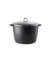 Cuisine::pro Granite 11.5qt Cast Aluminum Stockpot In Black