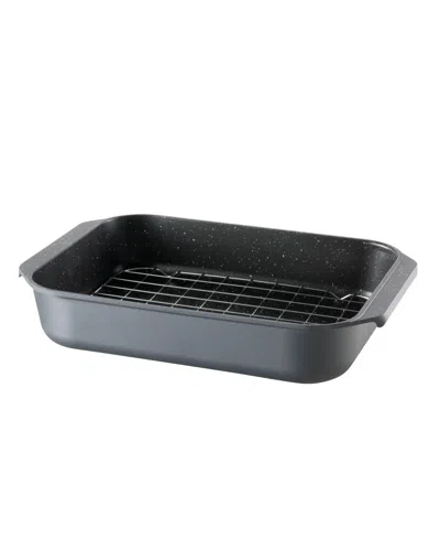 Cuisine::pro Granite 13" Cast Aluminum Roaster In Black