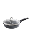 Cuisine::pro ® Granite 4-egg Poacher With Lid 1.4qt In Black