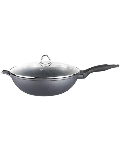 Cuisine::pro ® Granite 5.1qt. Wok With Lid In Gray