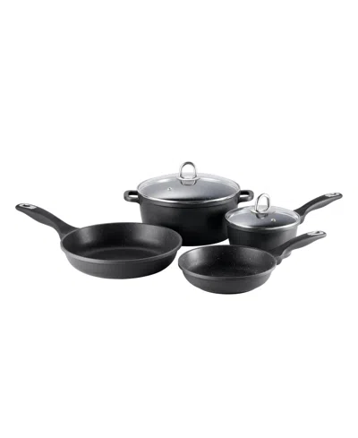 Cuisine::pro Granite 6pc Cast Aluminum Set In Black