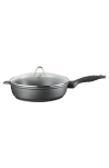 Cuisine::pro ® Granite Chef Pan With Lid 4.1qt In Black