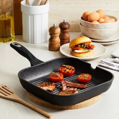 Cuisine::pro Granite Grill Pan 11" In Black