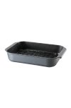 Cuisine::pro ® Granite Roaster With Rack 5.9 Qt. In Black