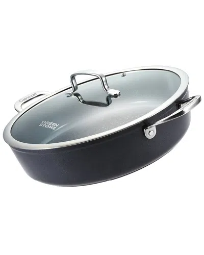 Cuisine::pro ® Green Stone 6.1qt Ultimate Pan With Lid In Black