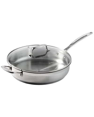 Cuisine::pro ® Iconix 11in Sauté Pan With Lid In Silver