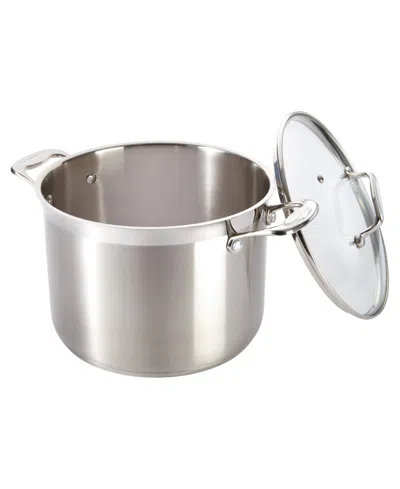 Cuisine::pro Iconix 7.6qt Stainless Steel Stockpot In Silver