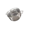 Cuisine::pro ® Iconix® Casserole With Lid 9.5" In Silver