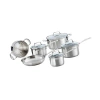 Cuisine::pro Iconix® Cookware Set 10pc In Silver