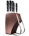 Cuisine::pro Iconix Holz Knife Block Set, 6 Piece In Brown