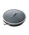 Cuisine::pro Id3 14" Hard Anodized Cast Wok In Black