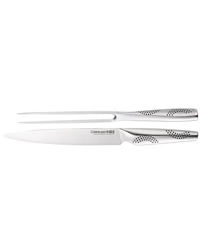 Cuisine::pro ® Id3 Carving Knife Set In Metallic