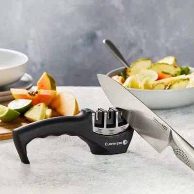 Cuisine::pro Id3® Knife Sharpener In Black