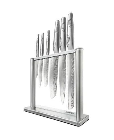 Cuisine::pro Id3 Samurai Gozen 7-pc. Knife Block Set In Silver