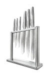 Cuisine::pro Id3 Samurai Gozen 7-pc. Knife Block Set In Silver