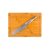 Cuisine::pro Id3 7" Santoku Knife Board Set, 2 Piece In Metallic
