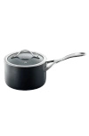 Cuisine::pro ® Id3® Saucepan With Lid 2.1qt In Black