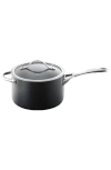 Cuisine::pro ® Id3® Saucepan With Lid 3.9qt In Black