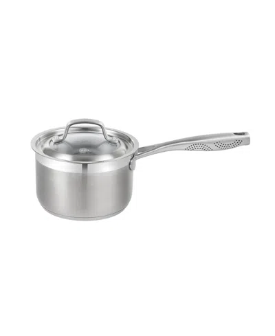 Cuisine::pro Id3 Stainless Steal 2-quart Saucepan With Lid In Silver