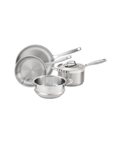 Cuisine::pro Id3 Stainless Steel 6-piece Cookset In Silver