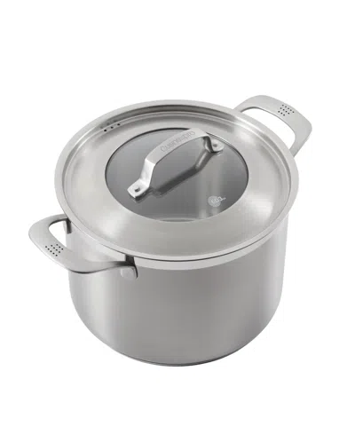 Cuisine::pro Id3 Stainless Steel 7.6-quart Stockpot In Silver